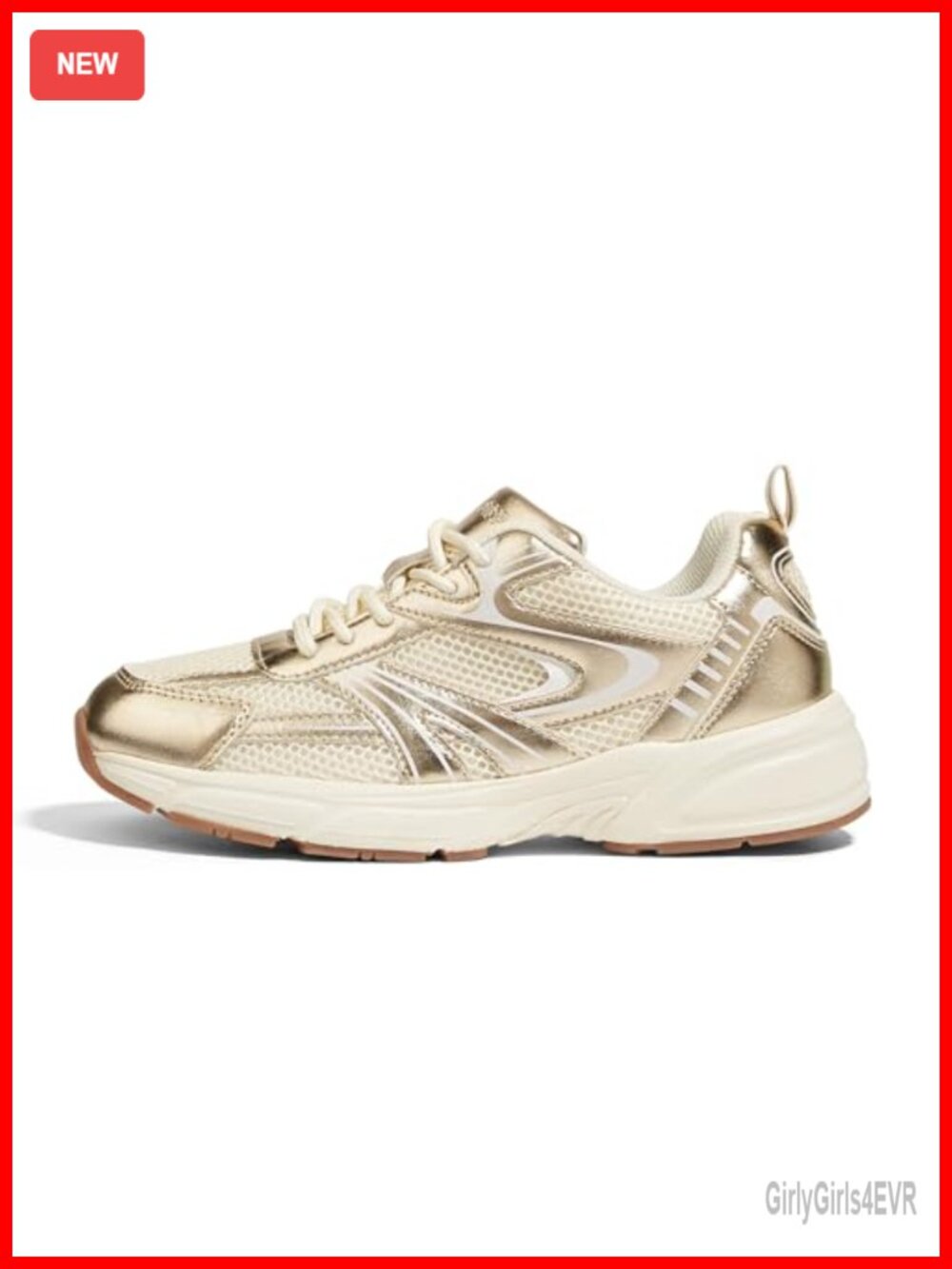 Women's Mesh PU Leather Fashion Sneakers Lace Up Walking Running Shoes